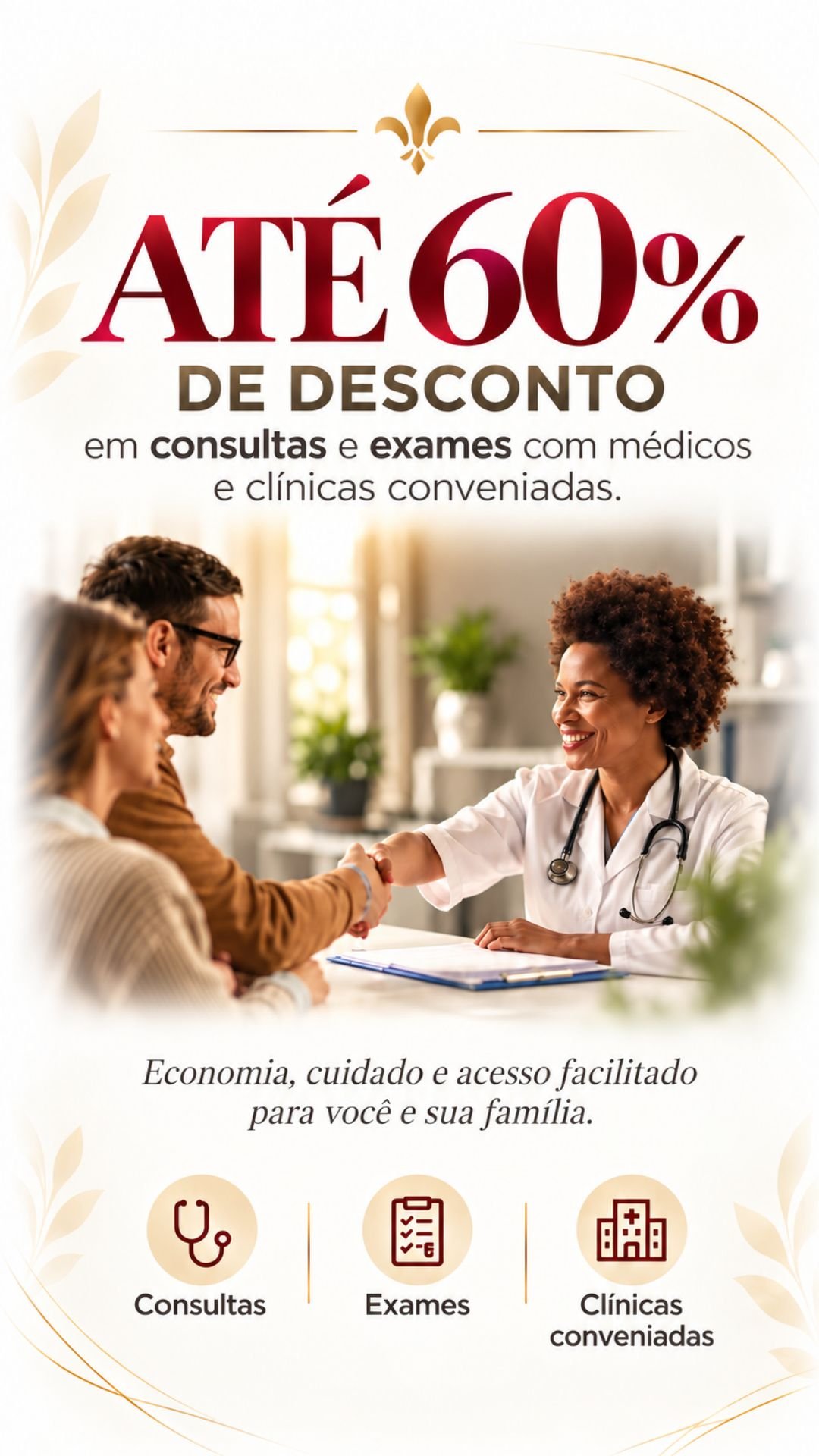 Até% 60 de desconto para clientes do grupo candelária